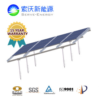Steel & Aluminum Combined Ground PV Mounting System